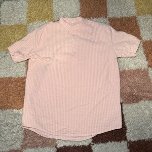 Pink Striped Men's Shirt